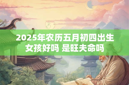 2025年农历五月初四出生女孩好吗 是旺夫命吗