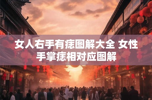女人右手有痣图解大全 女性手掌痣相对应图解