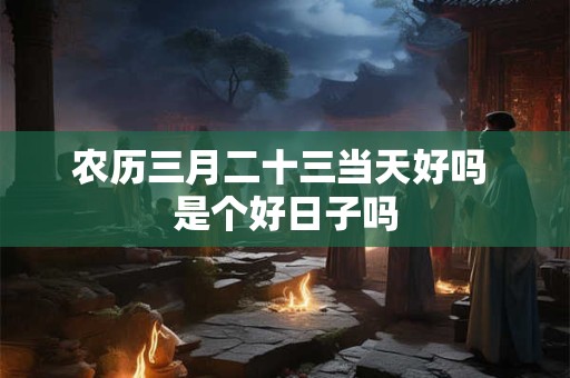 农历三月二十三当天好吗 是个好日子吗