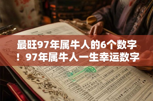 最旺97年属牛人的6个数字！97年属牛人一生幸运数字查询