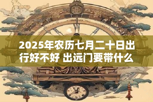 2025年农历七月二十日出行好不好 出远门要带什么