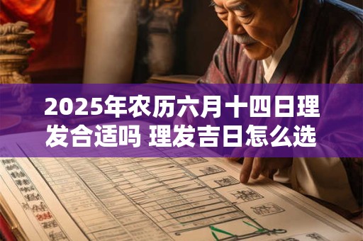 2025年农历六月十四日理发合适吗 理发吉日怎么选