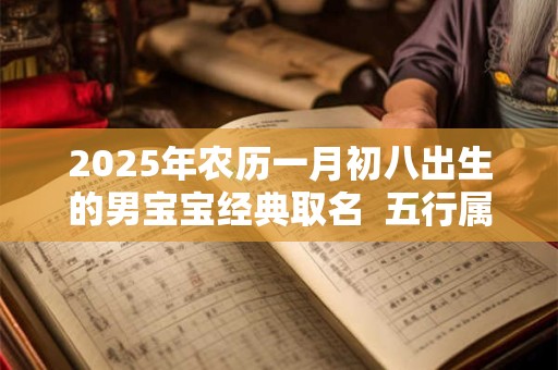 2025年农历一月初八出生的男宝宝经典取名  五行属什么
