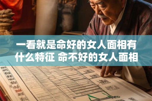 一看就是命好的女人面相有什么特征 命不好的女人面相