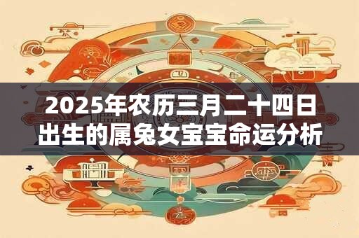 2025年农历三月二十四日出生的属兔女宝宝命运分析