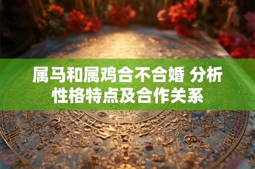 属马和属鸡合不合婚 分析性格特点及合作关系