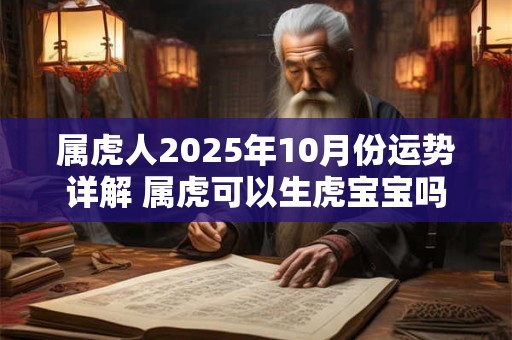 属虎人2025年10月份运势详解 属虎可以生虎宝宝吗