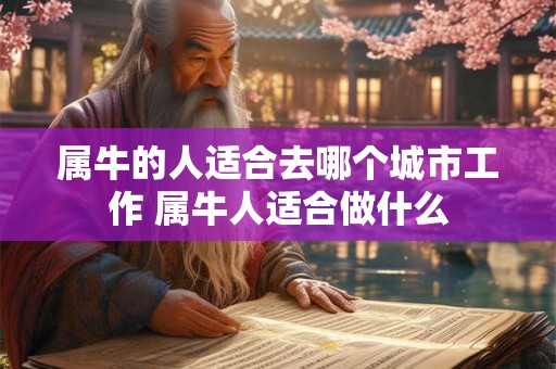 属牛的人适合去哪个城市工作 属牛人适合做什么