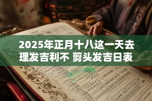 2025年正月十八这一天去理发吉利不 剪头发吉日表