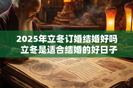 2025年立冬订婚结婚好吗  立冬是适合结婚的好日子吗