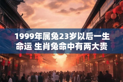 1999年属兔23岁以后一生命运 生肖兔命中有两大贵人