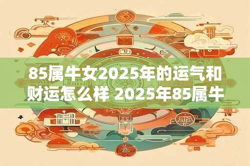 85属牛女2025年的运气和财运怎么样 2025年85属牛女的财运如何