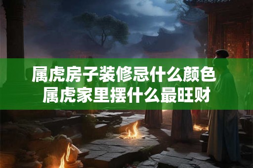 属虎房子装修忌什么颜色 属虎家里摆什么最旺财