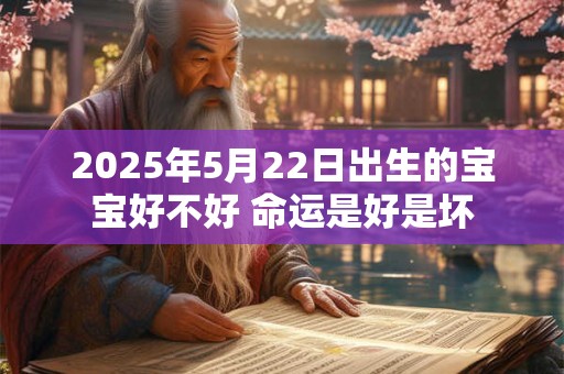 2025年5月22日出生的宝宝好不好 命运是好是坏