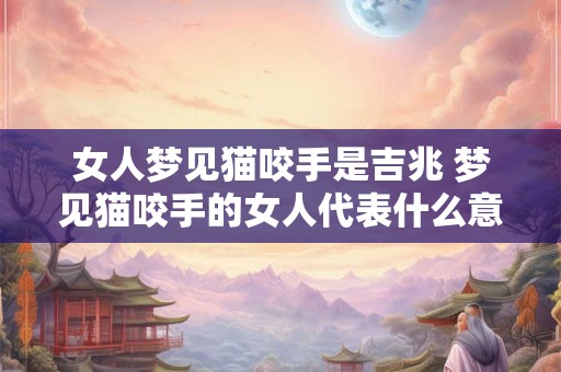 女人梦见猫咬手是吉兆 梦见猫咬手的女人代表什么意思