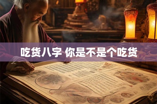 吃货八字 你是不是个吃货