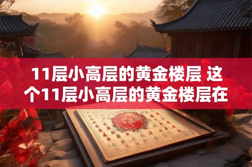 11层小高层的黄金楼层 这个11层小高层的黄金楼层在哪