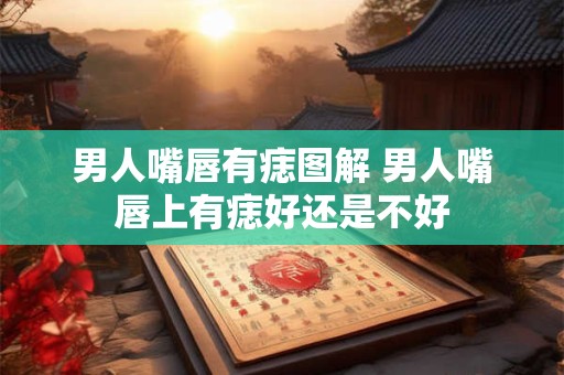 男人嘴唇有痣图解 男人嘴唇上有痣好还是不好