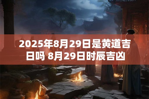 2025年8月29日是黄道吉日吗 8月29日时辰吉凶