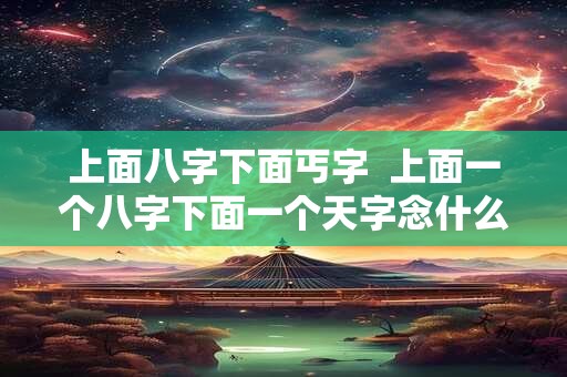 上面八字下面丐字  上面一个八字下面一个天字念什么
