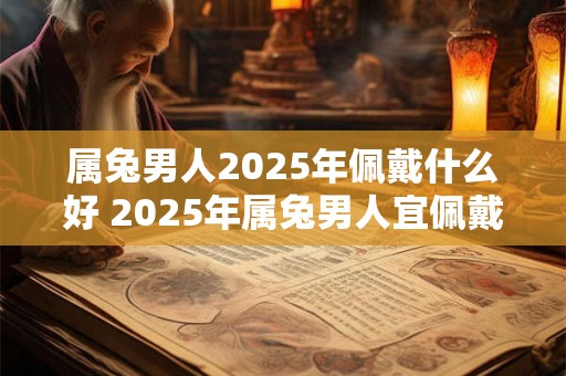 属兔男人2025年佩戴什么好 2025年属兔男人宜佩戴何物