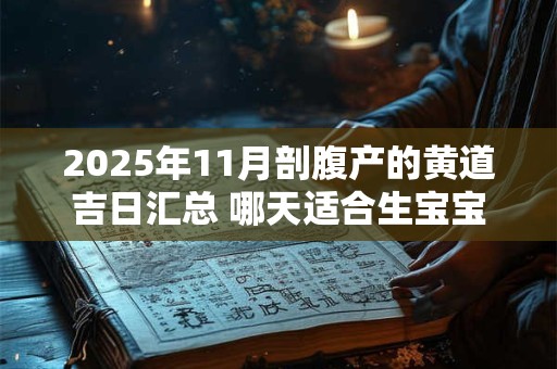2025年11月剖腹产的黄道吉日汇总 哪天适合生宝宝