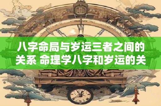 八字命局与岁运三者之间的关系 命理学八字和岁运的关系