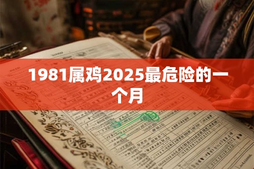 1981属鸡2025最危险的一个月
