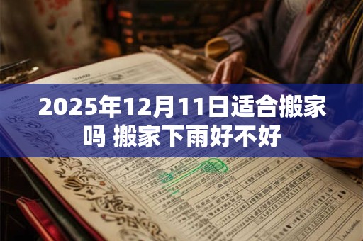 2026年12月11日适合搬家吗 搬家下雨好不好 2026年12月11日适合搬家吗 搬家下雨好不好