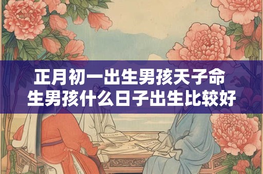 正月初一出生男孩天子命 生男孩什么日子出生比较好