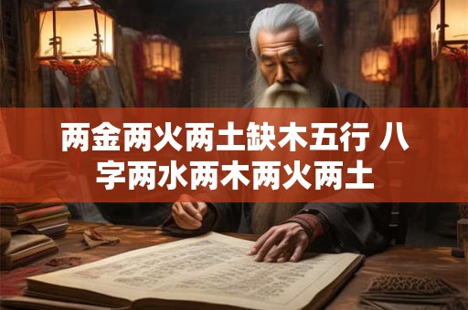 两金两火两土缺木五行 八字两水两木两火两土
