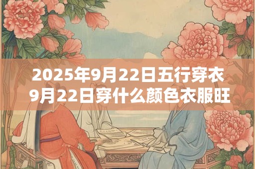 2025年9月22日五行穿衣 9月22日穿什么颜色衣服旺运
