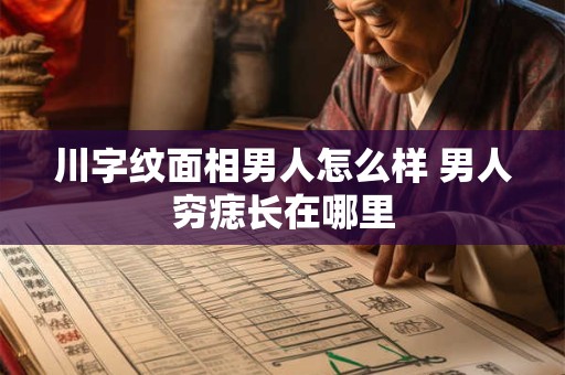 川字纹面相男人怎么样 男人穷痣长在哪里