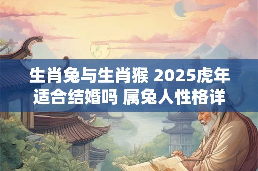 生肖兔与生肖猴 2025虎年适合结婚吗 属兔人性格详解