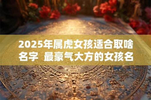 2025年属虎女孩适合取啥名字  最豪气大方的女孩名字