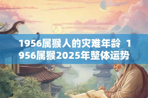 1956属猴人的灾难年龄  1956属猴2025年整体运势