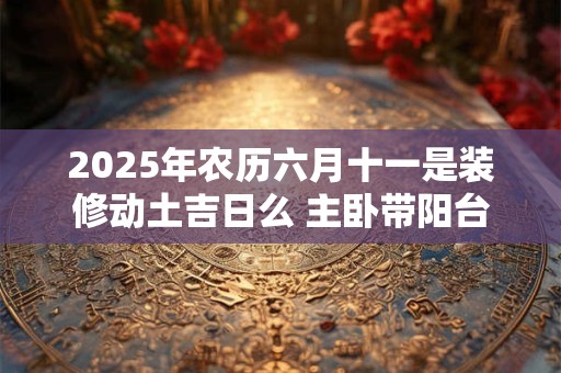 2025年农历六月十一是装修动土吉日么 主卧带阳台好不好