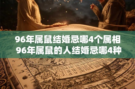 96年属鼠结婚忌哪4个属相 96年属鼠的人结婚忌哪4种属相