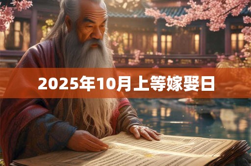 2025年10月上等嫁娶日