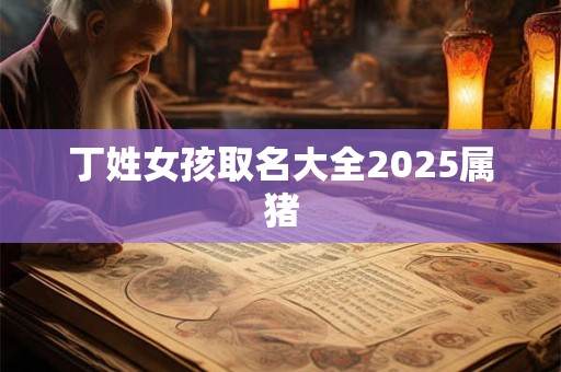丁姓女孩取名大全2025属猪