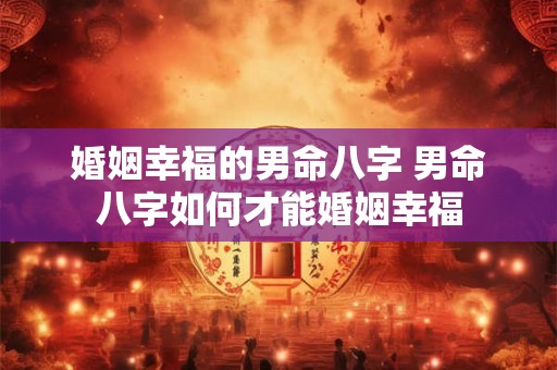 婚姻幸福的男命八字 男命八字如何才能婚姻幸福