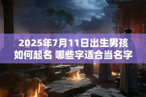 2025年7月11日出生男孩如何起名 哪些字适合当名字