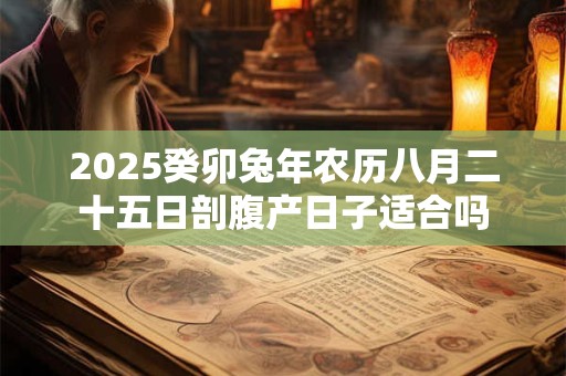 2025癸卯兔年农历八月二十五日剖腹产日子适合吗