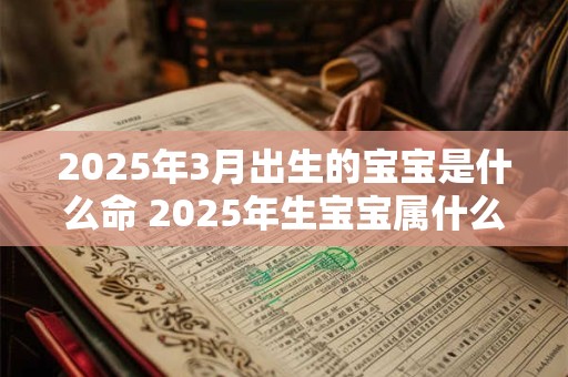 2025年3月出生的宝宝是什么命 2025年生宝宝属什么