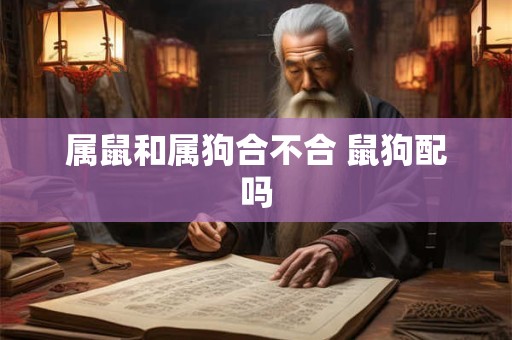 属鼠和属狗合不合 鼠狗配吗