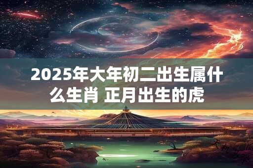 2025年大年初二出生属什么生肖 正月出生的虎