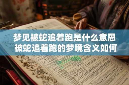 梦见被蛇追着跑是什么意思 被蛇追着跑的梦境含义如何