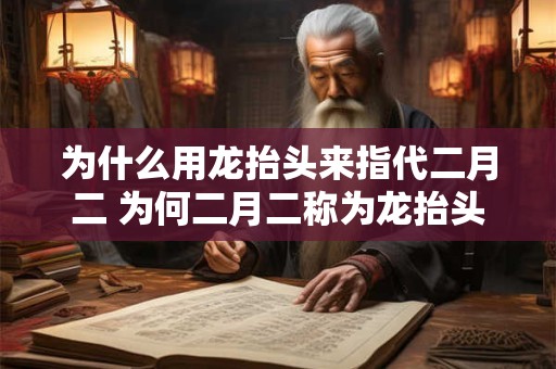 为什么用龙抬头来指代二月二 为何二月二称为龙抬头