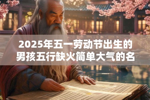 2026年五一劳动节出生的男孩五行缺火简单大气的名字 2026年五一劳动节出生的男孩五行缺火简单大气的名字