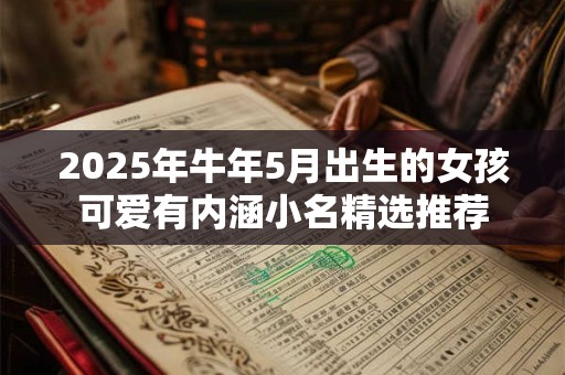 2025年牛年5月出生的女孩可爱有内涵小名精选推荐 2025年牛年5月出生的女孩可爱有内涵小名精选推荐